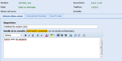 Carga Simple - Historia Clinica RAS Salud