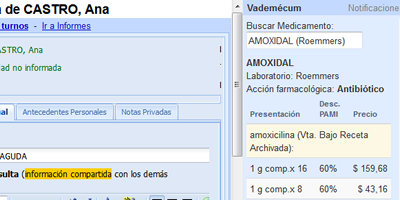 Vademecum integrado - Historia Clinica RAS Salud